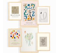 Nacnic ® Set de 6 posters Matisse y Klee. Laminas para cuadros. Laminas decorativas pared. Cuadros Decoracion Salon Modernos. Posters A3 y A4. Sin marco.