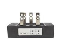 NACODLUL Generador rectificador de Puente de diodo trifásico de 100 A y 1600 V, Piezas del regulador de Voltaje, módulo SQL100A(SQL50-16)