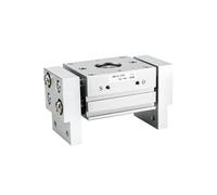 NACODLUL Pinza neumática de Tipo Paralelo/Tipo Ancho Serie MHL2 2 Dedos Tamaño del Orificio 10/16/20/25/32/40 mm Carrera de Apertura/Cierre 20-200 mm(MHL2-D1,Bore 25mm)