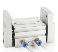 NACODLUL Pinza neumática MHL2, Cilindro de Aire de Repuesto SMC de Doble acción, Pinza de Aire MHL2 10D/16D/20D/25D/10D1/16D1/20D1/25D1(MHL2-25D1)