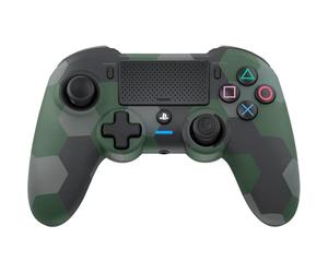 Nacon Asymetric Mando Inalámbrico Asimétrico para PS4 Camuflaje Verde