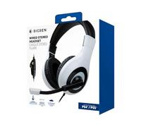 Nacon - Auriculares Gaming con cable para PS5 y PS4 - Blanco | Micrófono pivotante, diadema ajustable, cable 120 cm conexión Jack 3,5mm