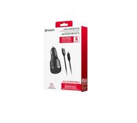NACON - Cargador de coche rápido de 60 W + cable de 1,5 m para Nintendo Switch, adaptador de encendedor de cigarrillos Power Delivery USB-C compatible con Switch 2, Lite, Smartphone, Tablet y PC