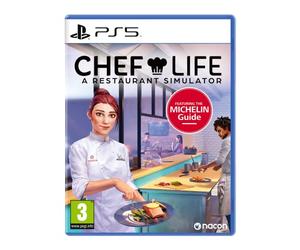 Nacon - Chef Life a Restaurant Simulator - Videojuego de Simulador de Cocina en Asociación con la Guía Michelin - Videojuego para PS5 [ Versión Española]