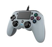 Nacon - Compact Mando con licencia Oficial Sony para PS4 y PC, Gaming Controller con Cable - Gris