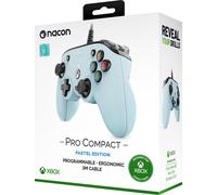 Nacon pro compact azul usb gamepad analógico/digital pc, xbox one, xb