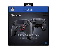 Revolution Unlimited Negro Bluetooth/USB Gamepad Analógico/Digital PC, PlayStation 4 negro, Gamepad, PC, PlayStation 4, Cruceta, Analógico/Digital, Inalámbrico y alámbrico, Bluetooth/USB