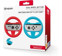 Nacon Set de 2 volantes para Joycon para Switch 2 | 1 azul y 1 rojo | Acceso a los 2 botones traseros