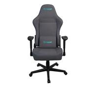 Nacon - Silla Gaming PCCH-380 Silla Gaming Ergonómica con Reposabrazos 2D, Cojín Lumbar, Reclinable, Color Gris Oscuro