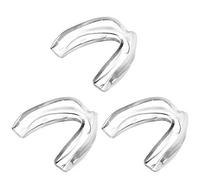 NACTECH 3Pcs Protector Bucal Boxeo Férula De Descarga Dental de Silicona Transparente Mouthguard para Deportes de Contacto Rugby MMA Football Karate Taekwondo Judo Sanda Hockey