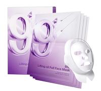 NAD+ BIO Mascarilla Facial Antiedad Reafirmante, Mascarilla Hidratante de Péptidos Coreana Lifting-sil, Mascarillas Faciales 3D De Gel Tensor De Colágeno - Mejora La Papada, Arrugas(1 Box(4 Sheet))