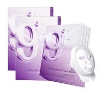 NAD+ BIO Mascarilla Facial Antiedad Reafirmante, Mascarilla Hidratante de Péptidos Coreana Lifting-sil, Mascarillas Faciales 3D De Gel Tensor De Colágeno - Mejora La Papada, Arrugas(2 Box(8 Sheet))