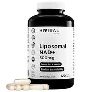 NAD+ Liposomal 500 mg. 120 cápsulas veganas para 4 meses. Nicotinamida Adenina Dinucleótido Liposomado de máxima absorción. Mejor que el NMN. Antiedad que ayuda a la reparación celular y la longevidad