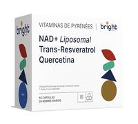 Nad+ Liposomal, Trans-Resveratrol, Quercetina - SmartAbsorb™ | para energía, metabolismo y función cerebral | 28 sobres diarios