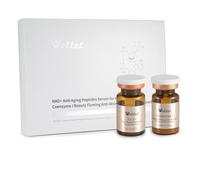 NAD+ Suero facial antienvejecimiento con péptido con polvo liofilizado y filtro de fermento bifidobacterium para reducir las arrugas, tonificar y aclarar la piel para todos los tipos de piel