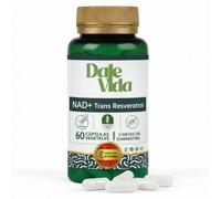 NAD+ Trans Resveratrol 300 mg - 60 Cápsulas Veganas - Sin gluten ni soja Energía y bienestar celular - Antioxidante avanzado - 2 meses de suministro - Dale Vida