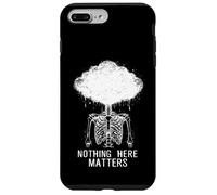 Nada Aquí Importa Esqueleto Alt Grunge Gótico EMO Carcasa para iPhone 7 Plus/8 Plus
