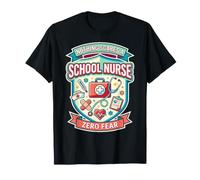 Nada Asusta a una Enfermera Escolar Que iguala el RN de atención médica Camiseta