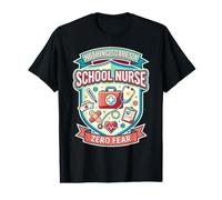 Nada Asusta a una Enfermera Escolar Que iguala el RN de atención médica Camiseta gráfica económica