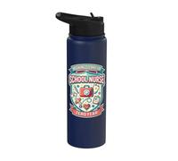 Nada asusta a una enfermera escolar que iguala el RN de atención médica Stainless Steel Insulated Water Bottle