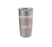 Nada consejos como una granja de vacas Humor Vida ranchera Vaso térmico de acero inoxidable de doble pared