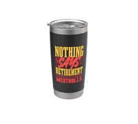 Nada dice la jubilación como las albóndigas sin fin Vaso térmico de acero inoxidable de doble pared