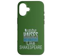 Nada eleva mis vibraciones como el lema divertido de Shakespeare Carcasa para iPhone 16