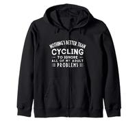 Nada es Mejor Que el Ciclismo | Ciclista Divertido Ciclista Sudadera con Capucha