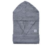 Nada Home Renato Balestra 7016 - Albornoz unisex de rizo de algodón, gris, XXXXL