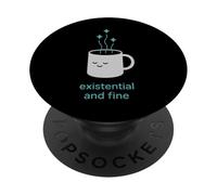 Nada Importa Nihilismo Filosofía existencial absurda PopSockets PopGrip Adhesivo