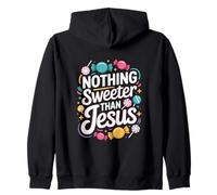 Nada Más Dulce Que Jesús Mensaje Cristiano Sudadera con Capucha