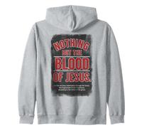 Nada más Que la Sangre de Jesús Redención Gracia Sudadera con Capucha