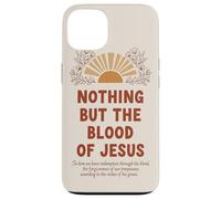 Nada más Que la Sangre de Jesús Redención Versículo Carcasa para iPhone 13