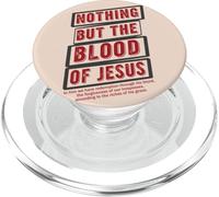 Nada más Que la Sangre de la adoración de Jesús PopSockets PopGrip para MagSafe