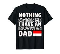 Nada me Asusta Tener papá indonesio Día del Padre Indonesia Camiseta gráfica económica