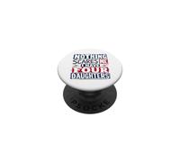 Nada me Asusta, Tengo Cuatro Hijas para los Oscuros PopSockets PopGrip Adhesivo