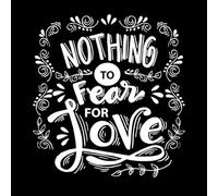 nada miedo Pegatinas de pared 67.2x72cm No daña la superficie de la pared Blanco