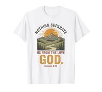Nada Nos Separa del Amor de Dios Romanos 8:39 Hombres Camiseta