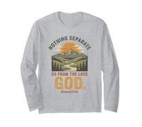 Nada Nos Separa del Amor de Dios Romanos 8:39 Hombres Manga Larga