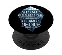 Nada Nos separará del Amor de Dios Romanos 8:39 Iceberg PopSockets PopGrip Adhesivo