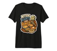 Nada obsesiona como la Cita de Hunger Zombie Feast Camiseta Premium