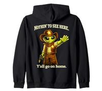 Nada Que Ver aquí - ustedes Van a casa. alguacil alienígena Divertido Sudadera con Capucha