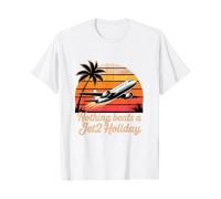 Nada supera a Unas Vacaciones con JET2 Camisetas Divertidas con Frases Camisetas gráficas para Mujer