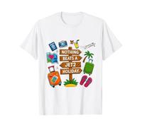 Nada supera a Unas Vacaciones con JET2 Camisetas Divertidas con Frases Camisetas gráficas para Mujer