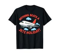 Nada supera a Unas Vacaciones con JET2 Camisetas Divertidas con Frases Camisetas gráficas para Mujer