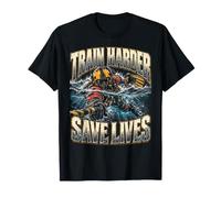 Nadador De Rescate Train Harder Save Lives Camiseta
