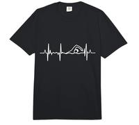 Nadador Latido del corazón natación Atleta Comfort Colors Adult Heavyweight T-Shirt