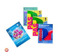 Nadal Edarca - Pack reforç 1r Primària | 5 quaderns de repàs: Valencià, Castellà, Matemàtiques, Anglés, Comprensió lectora | Lletra lligada | Estiu Vacances | 6-7 anys