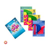 Nadal Edarca - Pack reforç 1r Primària | 5 quaderns de repàs: Valencià, Castellà, Matemàtiques, Anglés, Comprensió lectora | Lletra impremta | Estiu Vacances | 6-7 anys