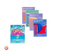 Nadal Edarca - Pack reforç 2n Primària | 5 quaderns de repàs: Llengua catalana, Llengua castellana, Matemàtiques, Anglès, Comprensió lectora | Estiu Vacances | 7-8 anys